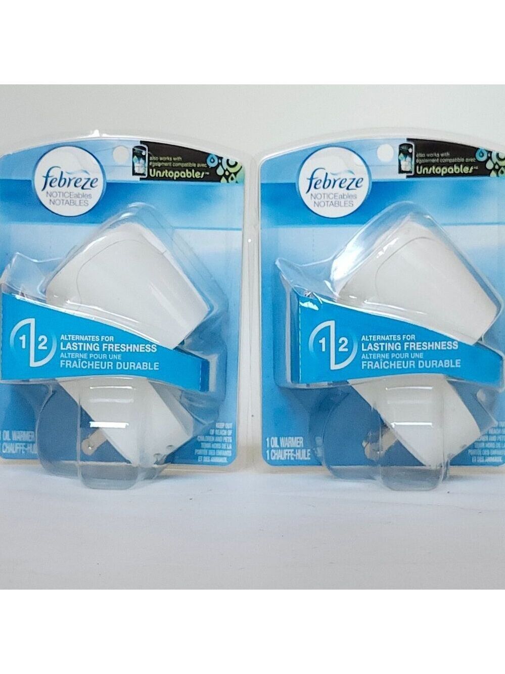 FEBREZE Noticables Plug Ins Lot of 2 BNIP SEALED Oil Warmer